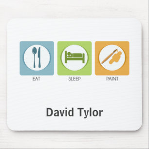 Iss Sleep Paint Mousepad
