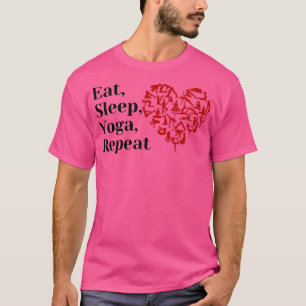 Iss Sleep Yoga Wiederholung 1 T-Shirt