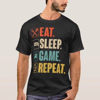 Iss Spiel Wiederhole Lustig T-Shirt