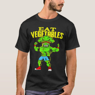 Iss tolles Gemüse Funny Brokkoli Fitness Kraftspor T-Shirt