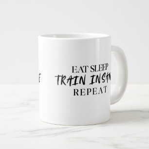 Iss trainieren WAHNSINN wiederholen 20oz Spezial Jumbo-Tasse
