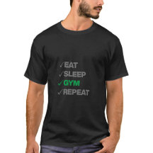 Iss Trainieren Wiederholen T-Shirt