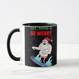 Iss, trink & sei fröhlich Weihnachten Tasse