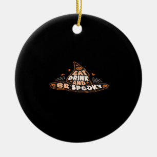 Iss, trink und sei gruselig Essential Vintage Styl Keramik Ornament