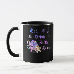 Iss, trink und sei gruselig Hexmas Cooler einzigar Tasse