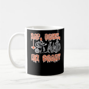 Iss, trink und sei gruselig Klassisch Kreativ Lock Kaffeetasse