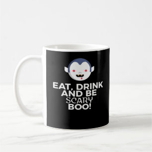 Iss Trinke Gruseliger Kürbis Halloween Design Krea Kaffeetasse
