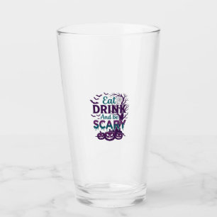 Iss Trinke Sei Gruselig Halloween Gruseliger Baum Glas