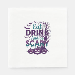 Iss Trinke Sei Gruselig Halloween Gruseliger Baum Serviette