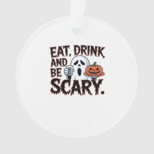Iss Trinke Sei Gruselig Halloween-Kürbis Kreativ S Ornament