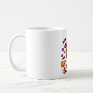 Iss trinke und sei gruselig Halloween-Shirt Kaffeetasse