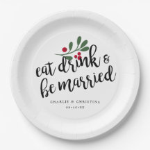 Iss Urlaub Drink und Verheiratete Weihnachtsberrie