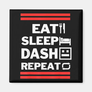 Iss Videospiel Eat Sleep Dash Repeat Magnet