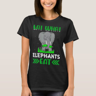 Iss was Elefanten essen - Vegan Vegetarisch T-Shirt