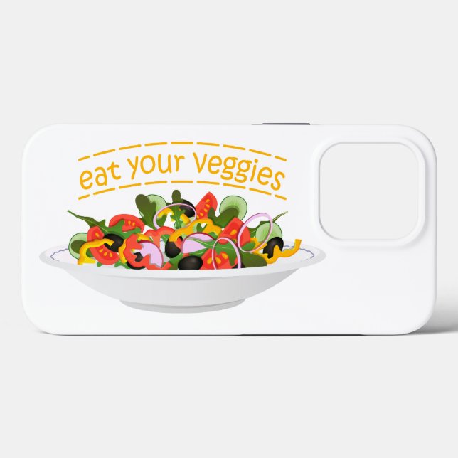 Iss Your Veggies Zitat frisch Salat Mix Schüssel g Case-Mate iPhone Hülle (Rückseite (Horizontal))