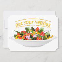 Iss Your Veggies Zitat frisch Salat Mix Schüssel g