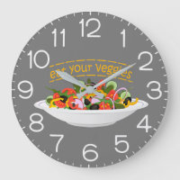 Iss Your Veggies Zitat frisch Salat Mix Schüssel g