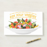 Iss Your Veggies Zitat frisch Salat Mix Schüssel g