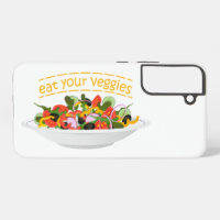 Iss Your Veggies Zitat frisch Salat Mix Schüssel g