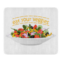 Iss Your Veggies Zitat frisch Salat Mix Schüssel g