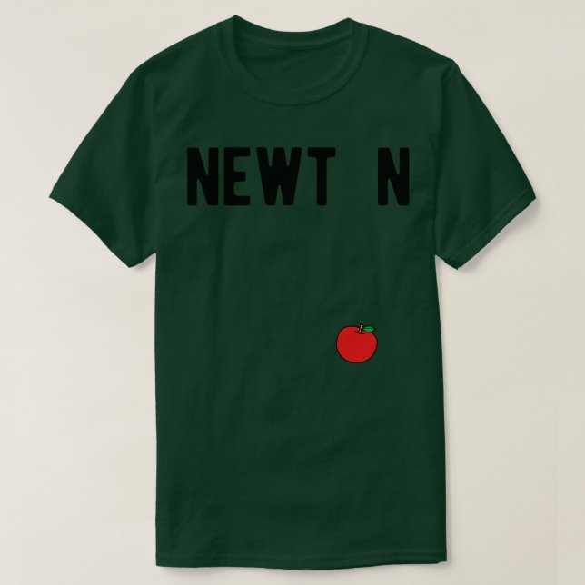 Issac Newton TShirt (Design vorne)
