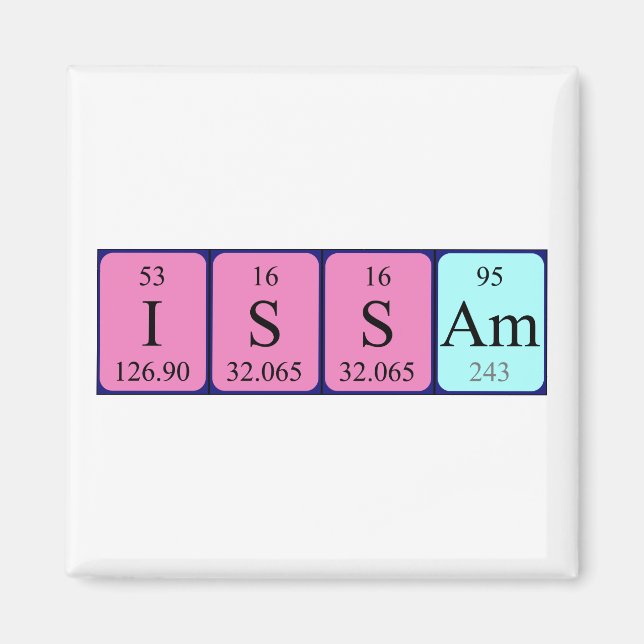 Issam Periodenmagnet Magnet (Vorne)