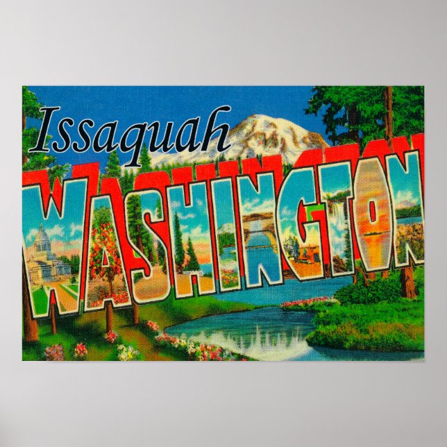 Issaquah, Washington - Große Briefszenen Poster (Vorne)