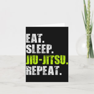 Issen Schlaf Jiu Jitsu Wiederholung Brasilianische Karte