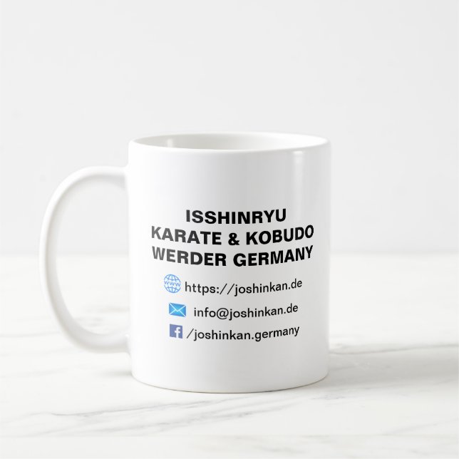 Isshinryu Karate, Joshinkan, Germany, Tasse IR (Links)