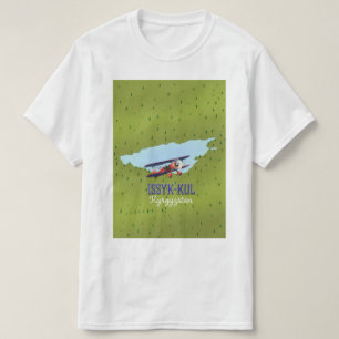 Issyk-Kul Kirgisistan See Reise Poster Kunst. T-Shirt