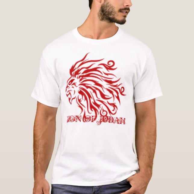 ist1_5169006_lion, LÖWE VON JUDAH T-Shirt (Vorderseite)