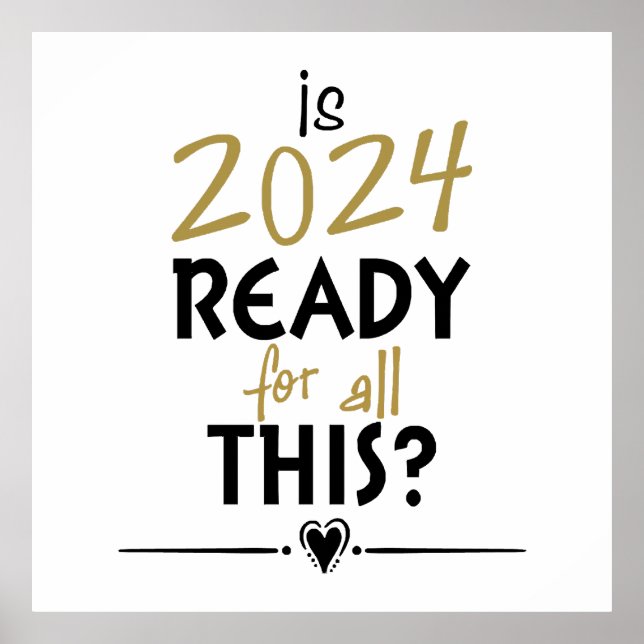 ist 2024 für all das bereit poster (Vorne)