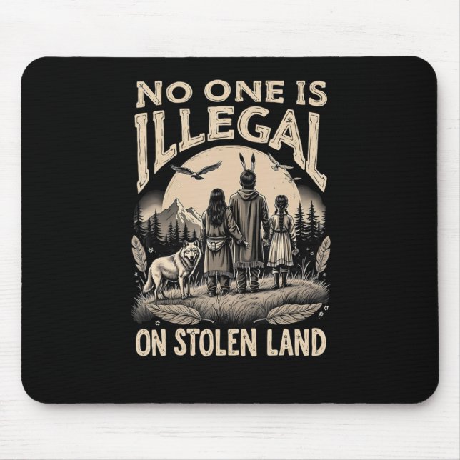 ist auf gestohlenen 90er Jahren illegal Mousepad (Vorne)