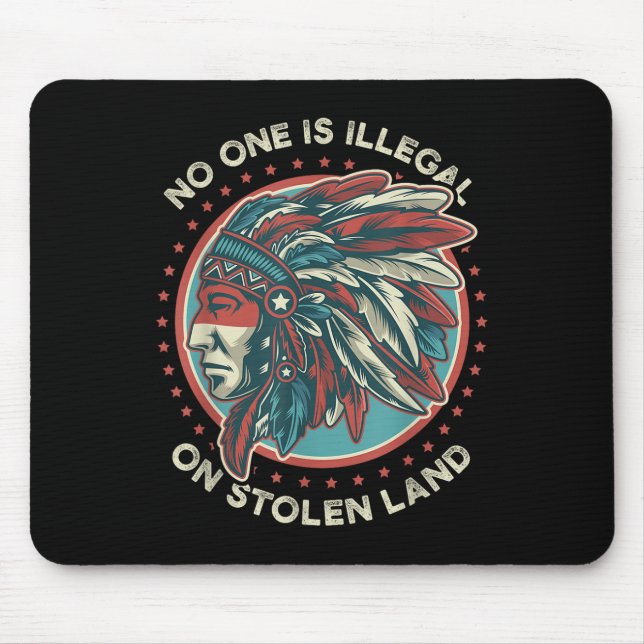 Ist auf gestohlenen Flächen illegal? Mousepad (Vorne)