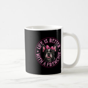 Ist besser mit Franzose - französischer Bulldog 1 Kaffeetasse