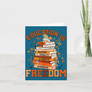 Ist Bildung Freiheit Schwarze Lehrer Bücher Karte