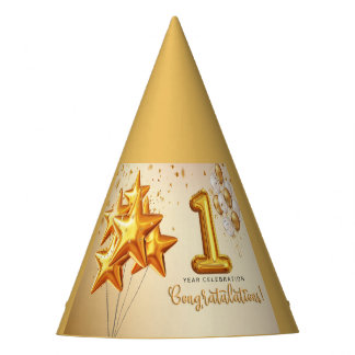 Ist Birthday Party Hat Partyhütchen