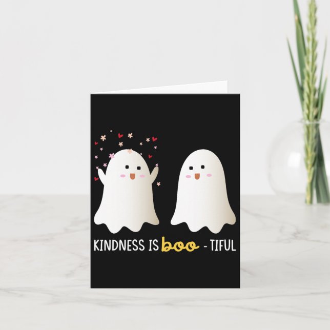 Ist Boo-schöne Lehrer Niedlich Ghost Bootiful Hall Karte (Vorderseite)