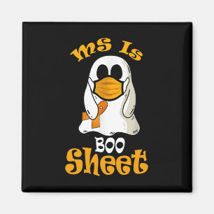 Ist Boo-Sheet-Geist in Maske-Multiple-Sklerose-Awa Magnet