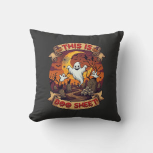 Ist Boo Sheet Halloween Geist Friedhof Kürbisse_1 Kissen