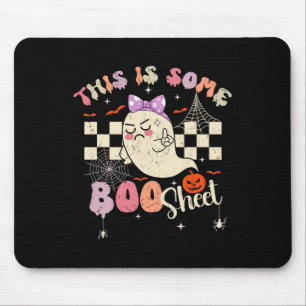 Ist Boo Sheet Niedlich Ghost Retro Halloween Kostü Mousepad