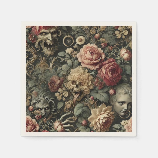 Ist das alles - gotisch Viktorianisch Serviette (Vorderseite)