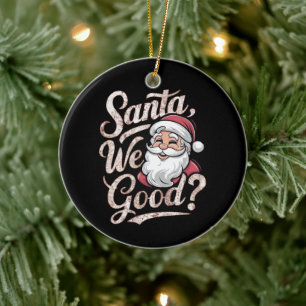 Ist das gut? Kinder Weihnachten Funny Xmas Keramik Ornament