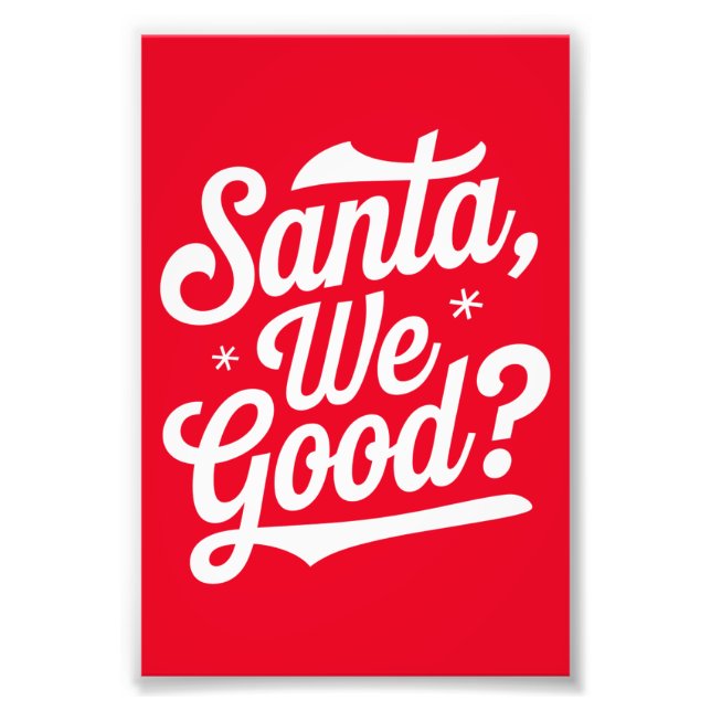 Ist das gut? Weihnachtsgeschenk für ihn für sie Fotodruck (Vorne)