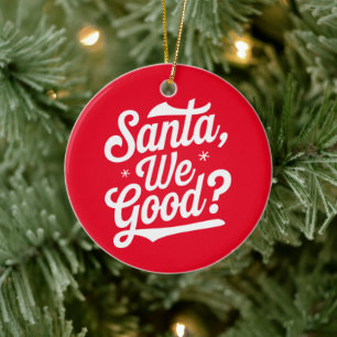 Ist das gut? Weihnachtsgeschenk für ihn für sie Keramik Ornament