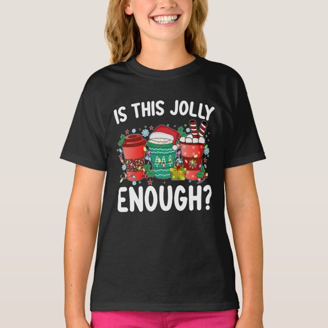 Ist das Jolly genug Funny Weihnachten? T-Shirt (Vorderseite)