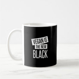 ist das neue Schwarze vegan Tasse