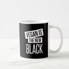 ist das neue Schwarze vegan Tasse