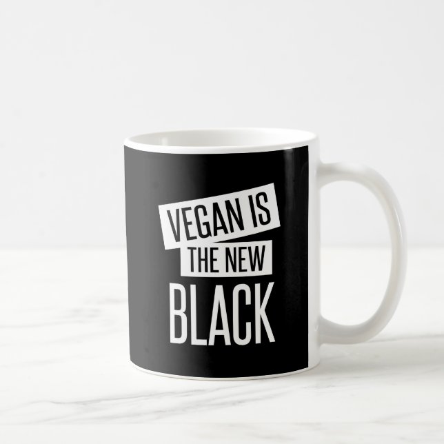 ist das neue Schwarze vegan Tasse (Rechts)