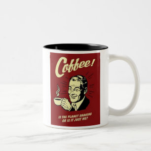 Ist das Planeten-Rütteln Zweifarbige Tasse
